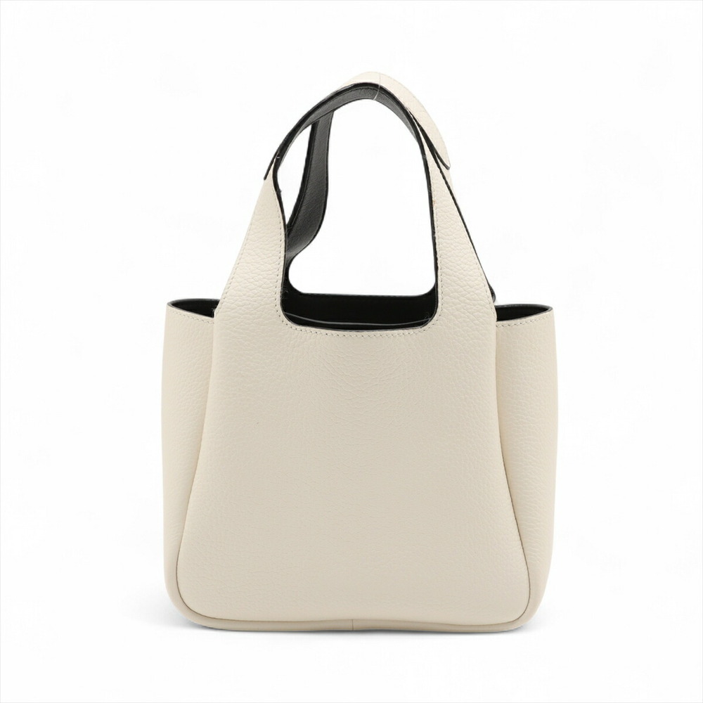 Prada Vitello Dino Leather Handbag White - Picture 2 of 8